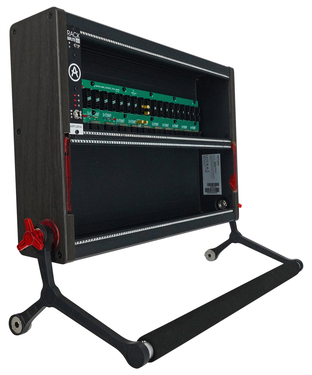 Arturia RackBrute 6U NOIR Armored EuroRack Security Carrier Case - 176 HP
