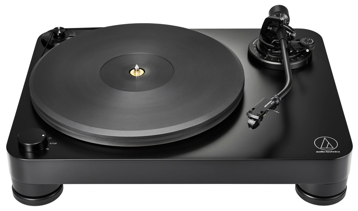 Audio Technica AT-LP7X Fully Manual Belt-Drive Turntable+RCA Cable+Adapter+Cover