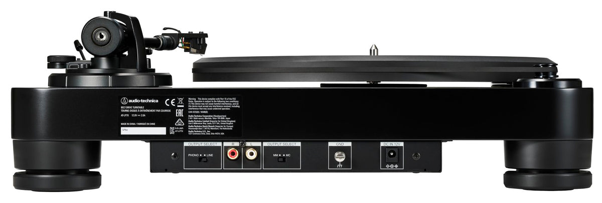 Audio Technica AT-LP7X Fully Manual Belt-Drive Turntable+RCA Cable+Adapter+Cover