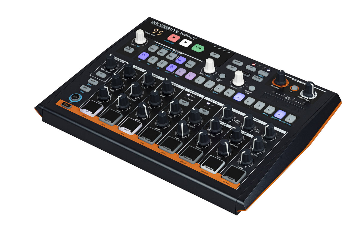 Arturia DRUMBRUTE IMPACT Analog Drum Machine w/USB MIDI Interface