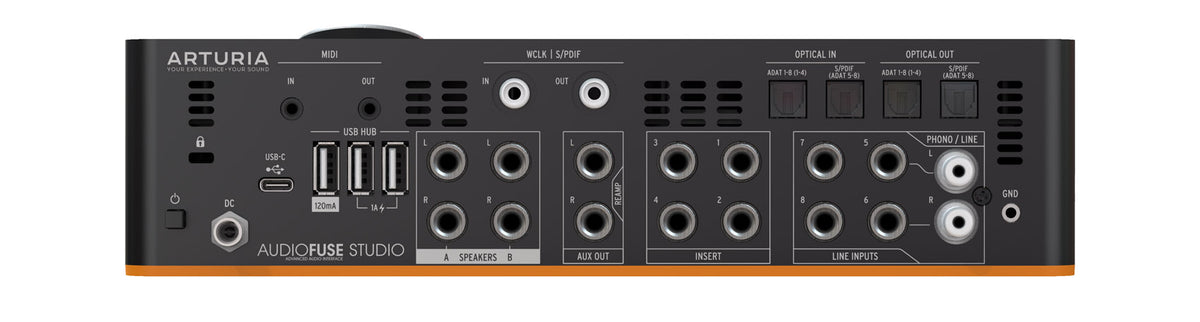 Arturia AUDIOFUSE Studio Desktop Audio Recording Interface, 4) Preamps+Bluetooth
