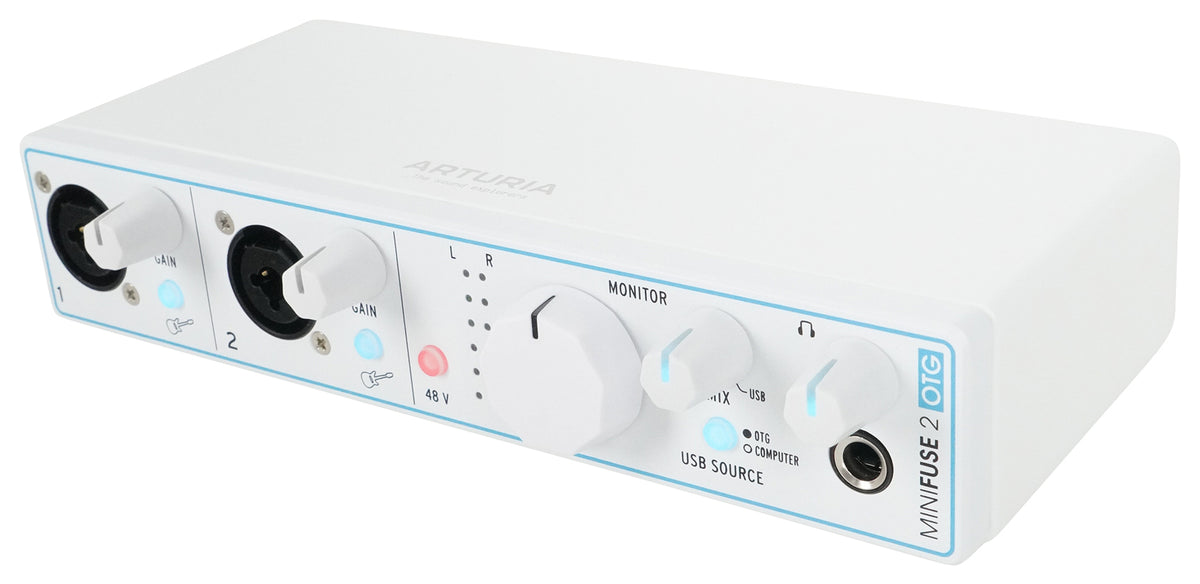 Arturia Minifuse 2 OTG Audio Recording Interface, Bus-Powered / 192 kHz / 24 bit