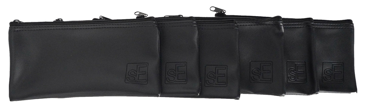 MP02-6P Leatherette Microphone Pouches