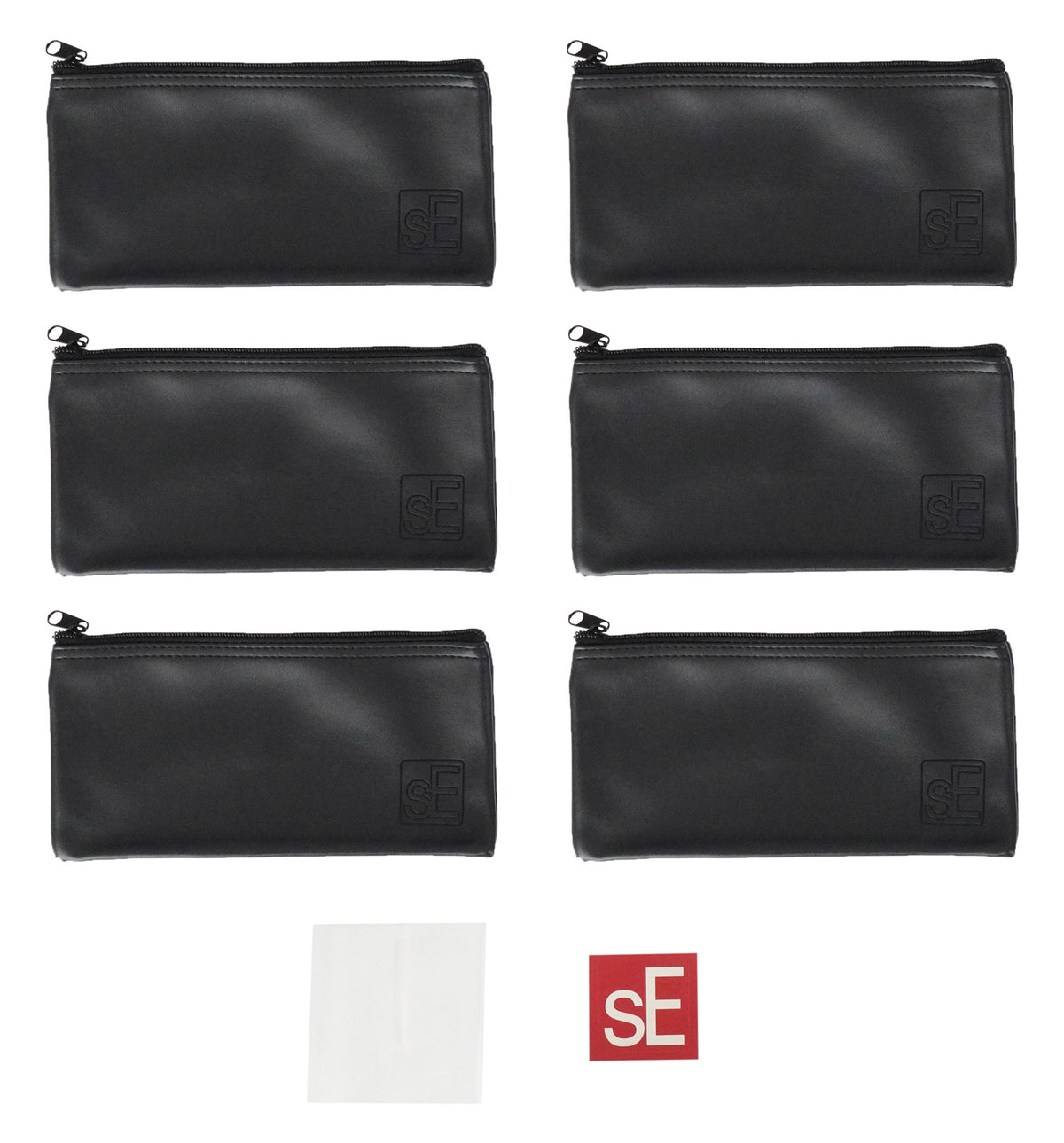 MP02-6P Leatherette Microphone Pouches