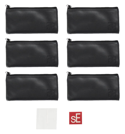 MP02-6P Leatherette Microphone Pouches