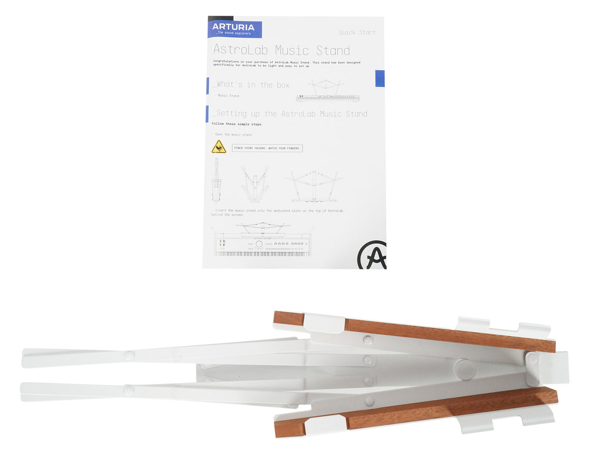 Arturia ASTROLAB 61 Music Stand in White