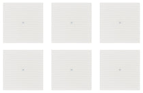 (6) JBL MTC-414SG White Square Grilles for Control 412 / 414 Ceiling Speakers