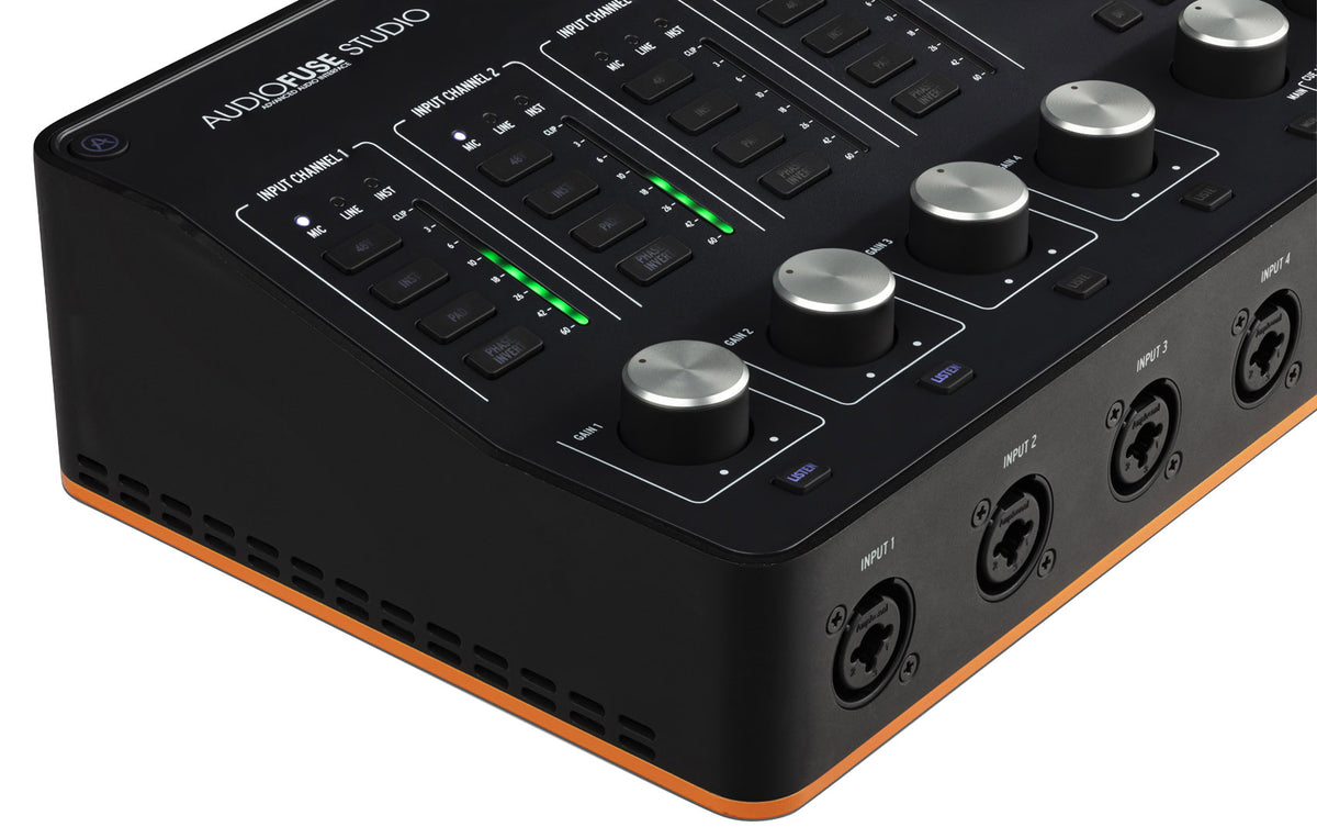 Arturia AUDIOFUSE Studio Desktop Audio Recording Interface, 4) Preamps+Bluetooth