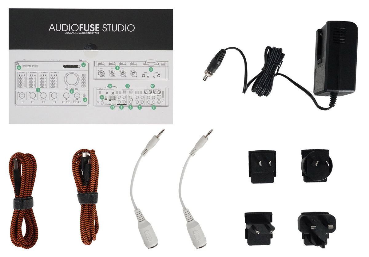 Arturia AUDIOFUSE Studio Desktop Audio Recording Interface, 4) Preamps+Bluetooth