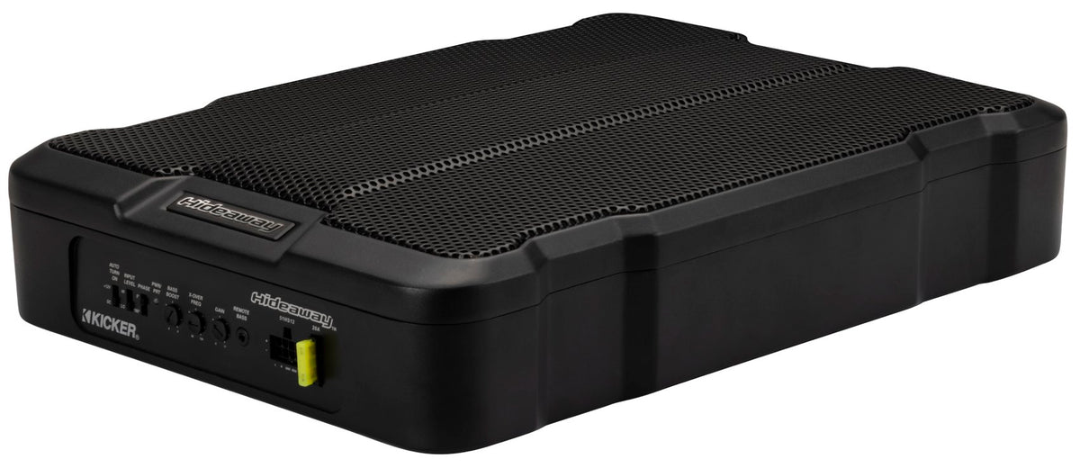 Kicker 51HS12 12" 230 Watt RMS Powered Hideaway Compact Underseat Subwoofer HS12