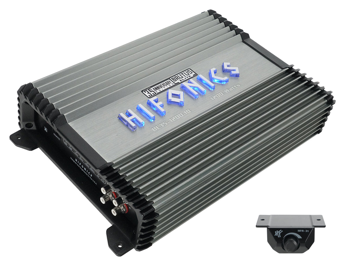 Hifonics BE35-1200.1D 1200 Watt Mono Amplifier Super D Class 1-Ohm Car Audio Amp