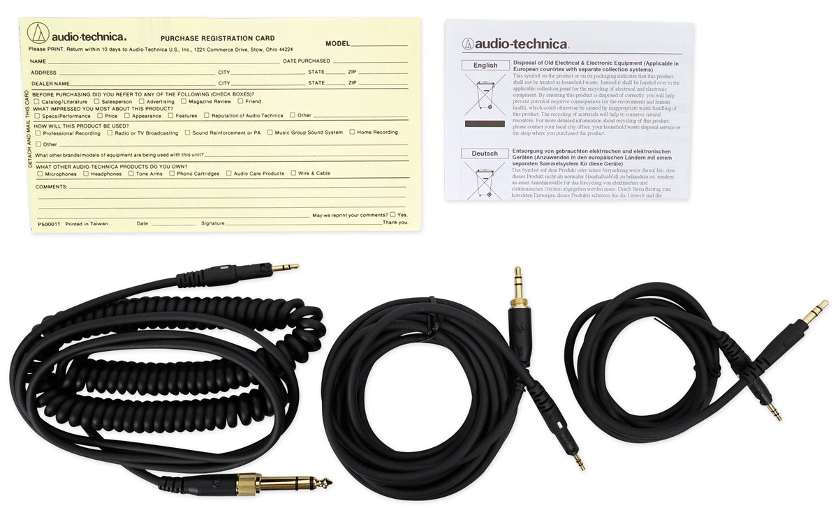 ATH-M70x Pro Monitor Headphones + RHPA4 Amplifier + PRO-M50 Headphones