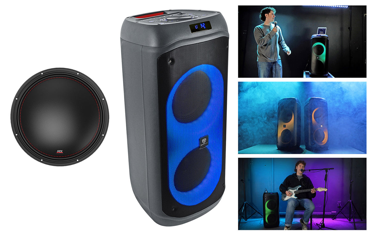 MTX 7515-44 15" 1500w Peak/750w RMS Competition Subwoofer+House Party Speaker