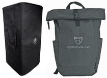 Mackie DRM315 Cover Speaker Cover for DRM315 + DRM315-P Speakers+Laptop Backpack
