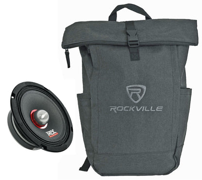 MTX Thunder RTX6 6.5” 125w RMS Mid-bass/Midrange Car/Pro Audio Speaker+Backpack