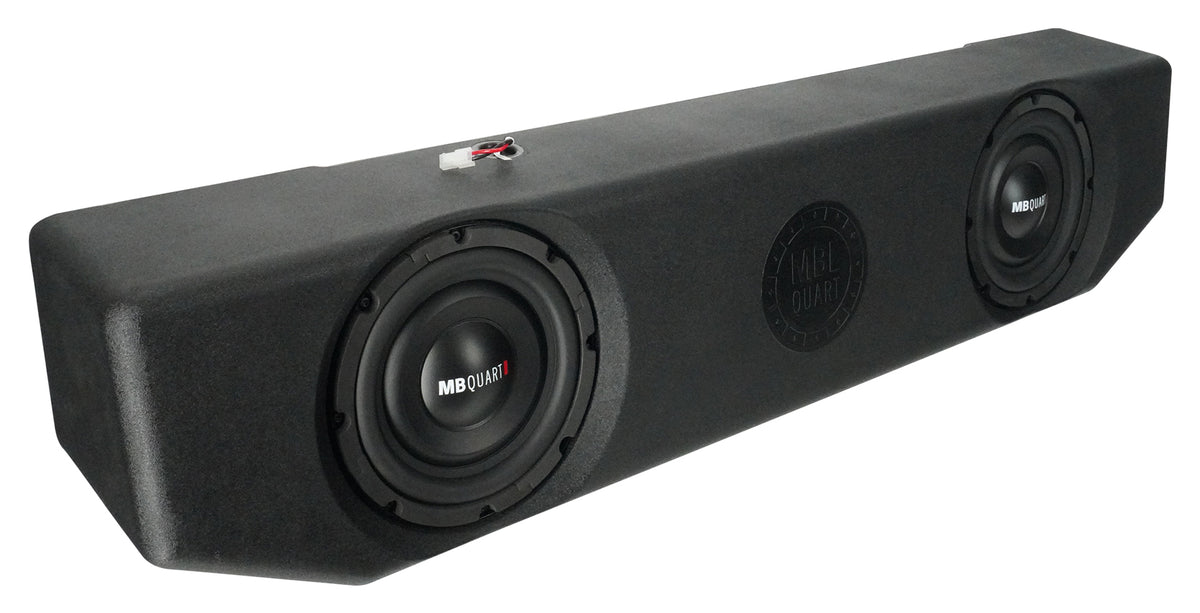 MB Quart MBQJT-SUB-1 Dual 8" Underseat Subwoofer For 2020-2025 Jeep Gladiator JT