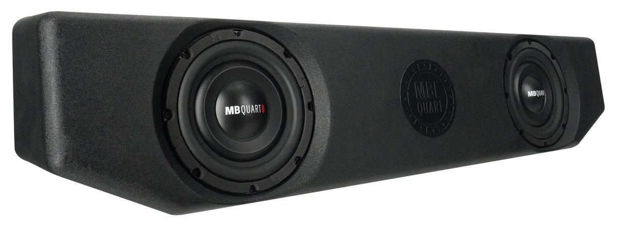 MB Quart MBQJT-SUB-1 Dual 8" Underseat Subwoofer For 2020-2025 Jeep Gladiator JT