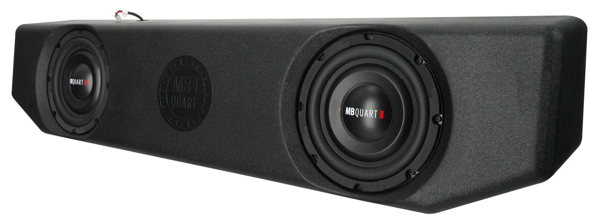 MB Quart MBQJT-SUB-1 Dual 8" Underseat Subwoofer For 2020-2025 Jeep Gladiator JT