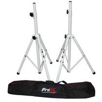 ProX T-SS28P Set of 2 White Cloud Series Speaker Tripod Stands with 4-7ft Height