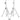 ProX T-SS28P Set of 2 White Cloud Series Speaker Tripod Stands with 4-7ft Height