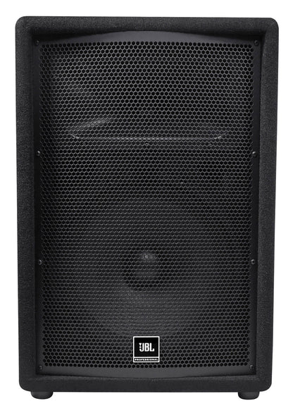 2) JBL JRX212 1000 Watt 12" Inch 2-Way DJ P/A Speakers Floor Wedge Monitors+Cart
