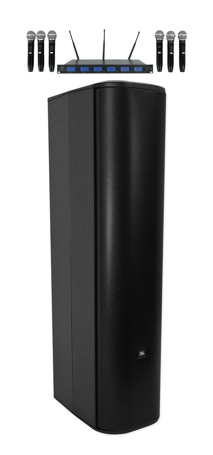 JBL CBT 70JE-1 500w Extension For CBT 70J-1 Line Array Column Speaker+(6) Mics