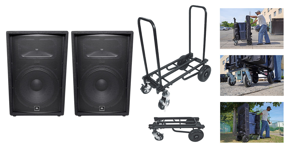 (2) JRX215 Speakers + Rock Cart Off-Road
