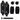 Rockville FEN210-BLACK Boat Fender Package 2 Bumpers 10"x30", 2 Covers, 2 Lines