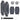 Rockville FEN285-GREY Boat Fender Package 2 Bumpers 8.5"x27", 2 Covers, 2 Lines