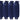 Rockville FEN485-NAVY BLUE (4) 8.5" Boat Fenders 4 Covers, 4 Lines Package