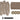 Rockville FEN485-SAND Boat Fender Package 4 Bumpers 8.5"x27", 4 Covers, 4 Lines