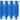 Rockville FEN465-BLUE Boat Fender Package 4 Bumpers 6.5"x23", 4 Covers, 4 Lines