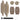 Rockville FEN265-SAND Boat Fender Package 2 Bumpers 6.5"x23", 2 Covers, 2 Lines
