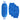 Rockville C44516BL 4-Pack 4.5"to 5" Blue Boat Fender Covers UV/Abrasion Resistant