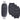 Rockville C44516G 4-Pack 4.5"to 5" Grey Boat Fender Covers UV/Abrasion Resistant
