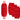 Rockville C44516R 4-Pack 4.5"to 5" Red Boat Fender Covers UV/Abrasion Resistant