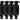 Rockville FEN445-BLACK Boat Fender Package 4 Bumpers 4.5"x16", 4 Lines + Pump