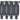 Rockville FEN445-GREY Boat Fender Package 4 Bumpers 4.5"x16", 4 Lines + Pump