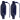 Rockville FEN245-NAVY BLUE Boat Fender Package 2 Bumpers 4.5"x16", 2 Lines+Pump