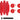 Rockville FEN445-RED Boat Fender Package 4 Bumpers 4.5"x16", 4 Lines + Pump