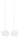 Rockville SABER STAND X2 WHITE Pair of Stands for Rock Saber Lights + Travel Bag