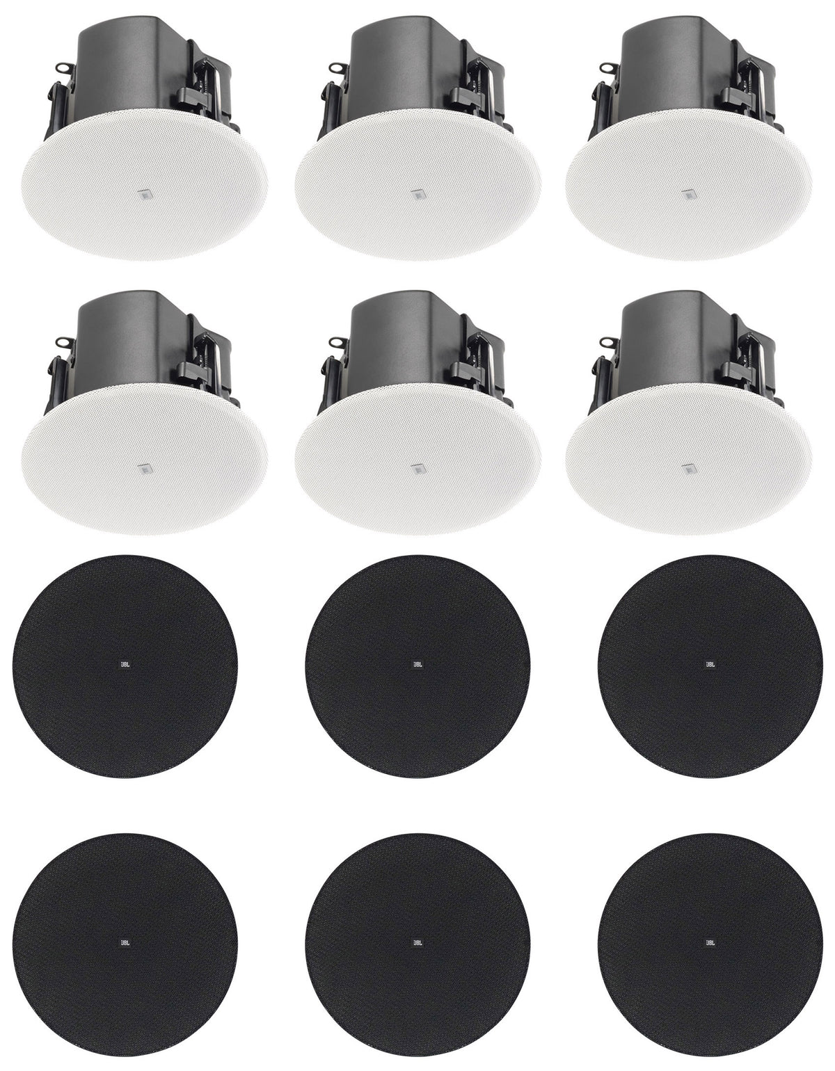 (6) Control 412C/T + (6) MTC-414BG Black Grilles
