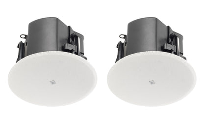 10) JBL Control 412C/T 3" Commercial 70v Ceiling Speakers For Restaurant/Bar+Amp