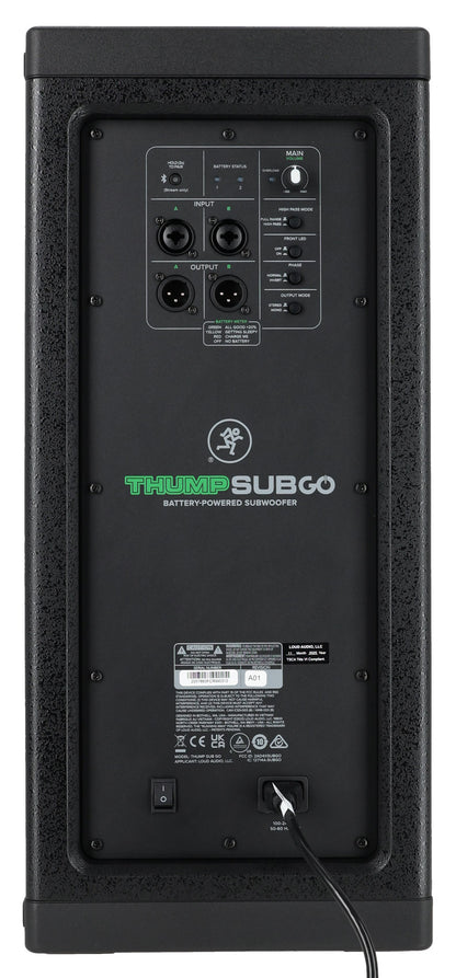 Mackie ThumpSub GO Dual 8" 400w Battery-Powered Subwoofer Thump Sub+Headphones