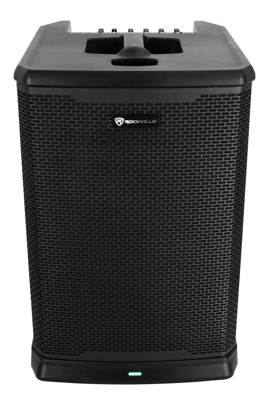 Rockville TITAN MIX12A 12" Powered Array Speaker/Sub 8-Channel Mixer PA System