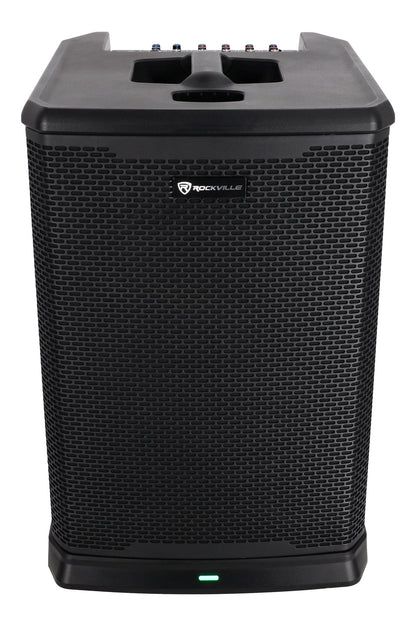 Rockville TITAN MIX12A 12" Powered Array Speaker/Sub 8-Channel Mixer PA System