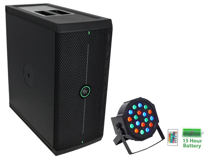 Mackie ThumpSub GO Dual 8" 400w Battery-Powered Portable Subwoofer+Up-Light