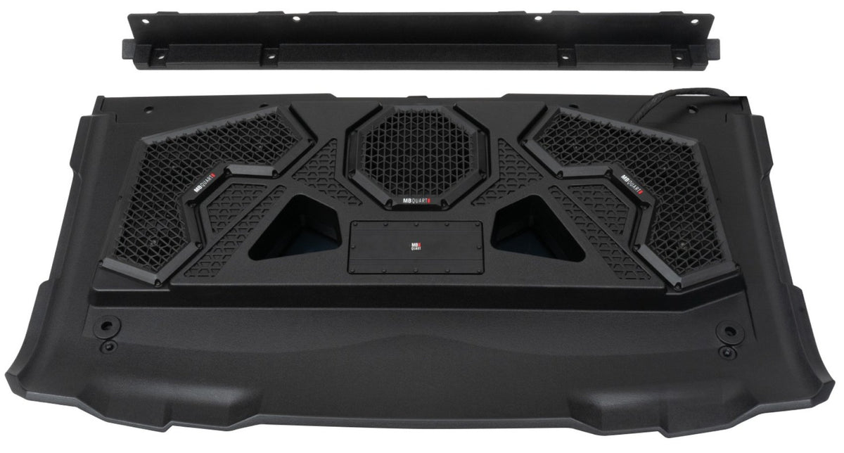 MB Quart MBQRG2-S7R 7 Speaker Polaris Ranger Carplay Audio Roof+Sub+Amp+Light