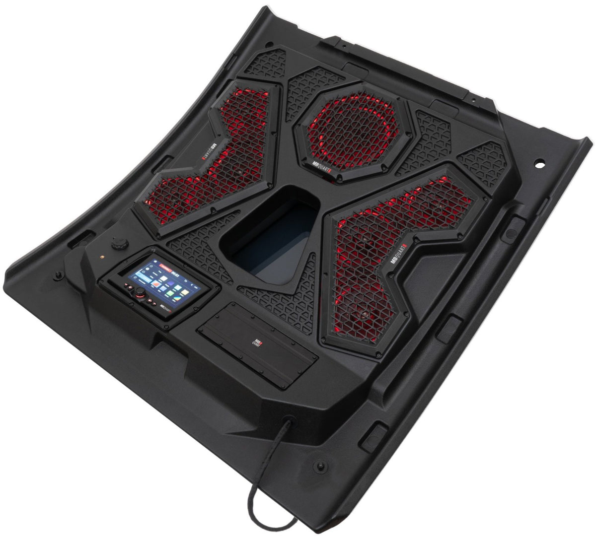 MB Quart MBQRT2-S7R 7-Speaker Polaris RZR Trail Carplay Audio Roof+Sub+Amp+Light