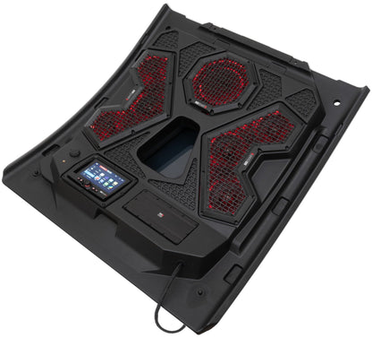 MB Quart MBQRT2-S7R 7-Speaker Polaris RZR Trail Carplay Audio Roof+Sub+Amp+Light